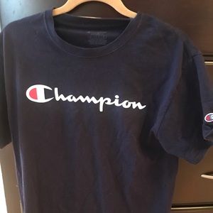 Champion medium blue shirt